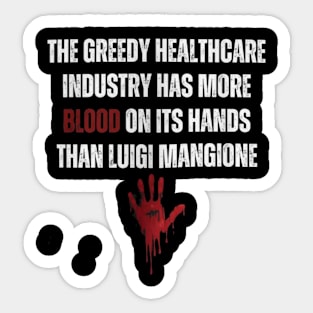 Luigi Mangione Sticker